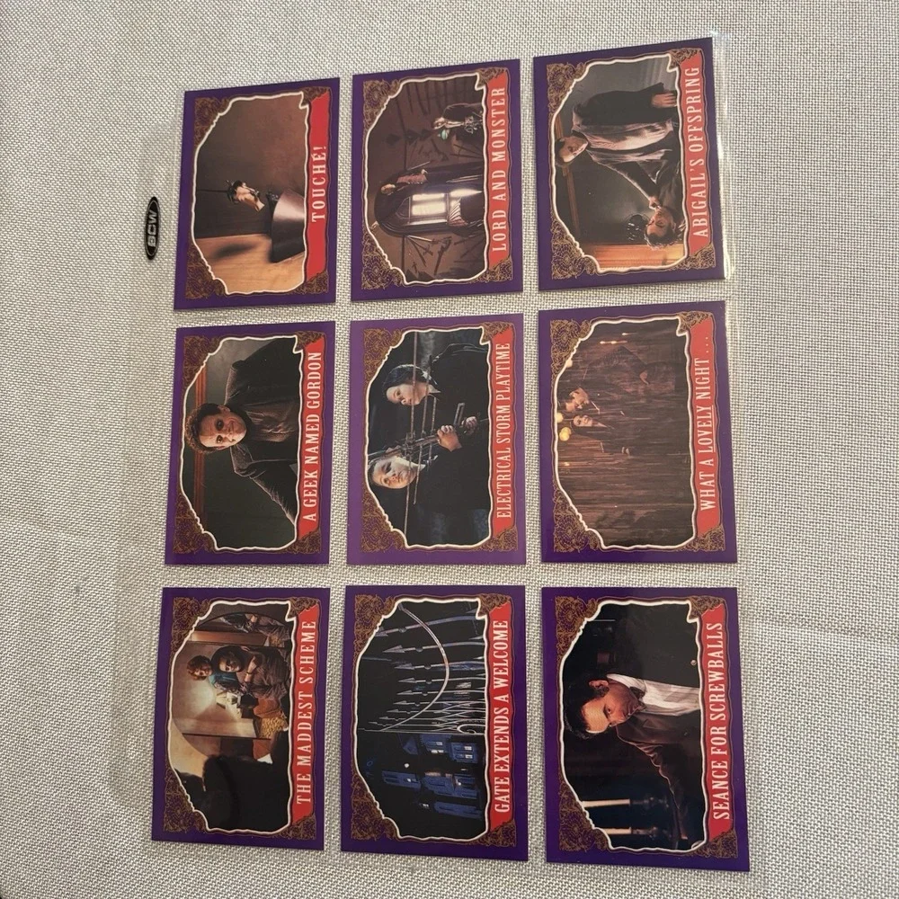 The Addams Family Topps Trading‎ Card Set 99 Cards 11 Stickers Wednesday Addams